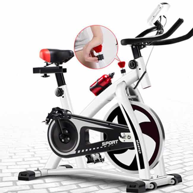 LCD Exercise Bike Indoor Cycling Ultra quiet Adjustment Sports Bicycle