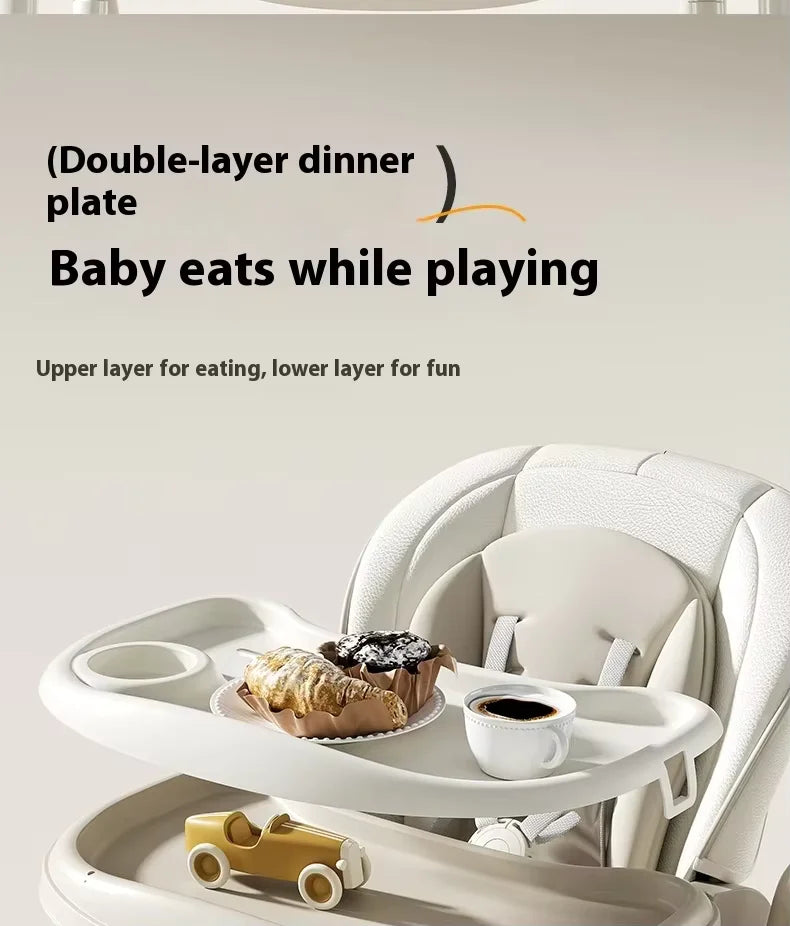 Adjustable Baby High Chair with Swing