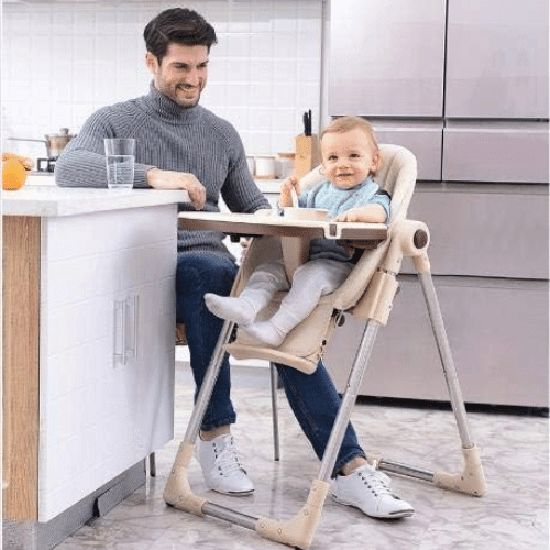 2-in-1 Foldable High Chair