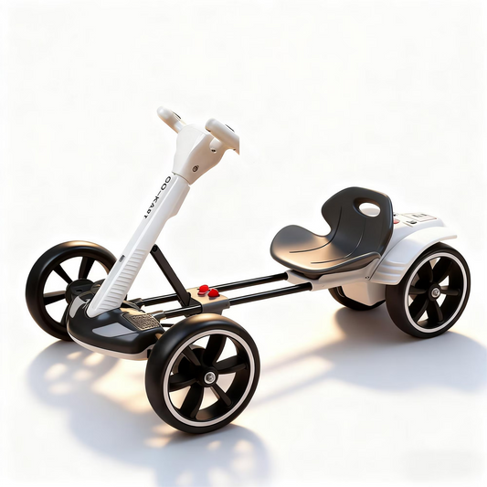 Foldable Children's Electric Four-Wheeler Kart