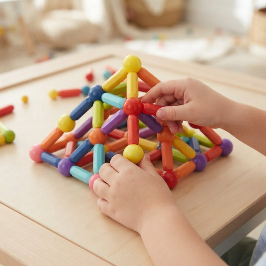 Colourful Sticks & Balls Construction Set