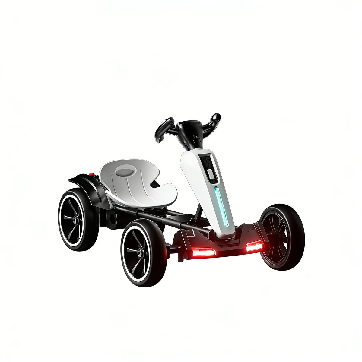 Electric Off-Road Go Kart Van with Utility Cargo Box