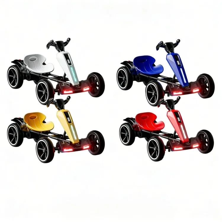 Electric Off-Road Go Kart Van with Utility Cargo Box
