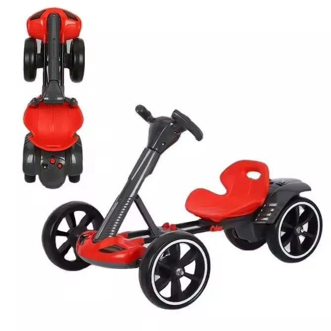 Foldable Children's Electric Four-Wheeler Kart
