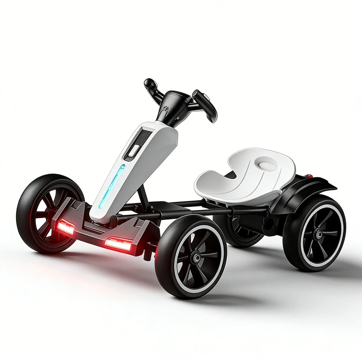 Electric Off-Road Go Kart Van with Utility Cargo Box