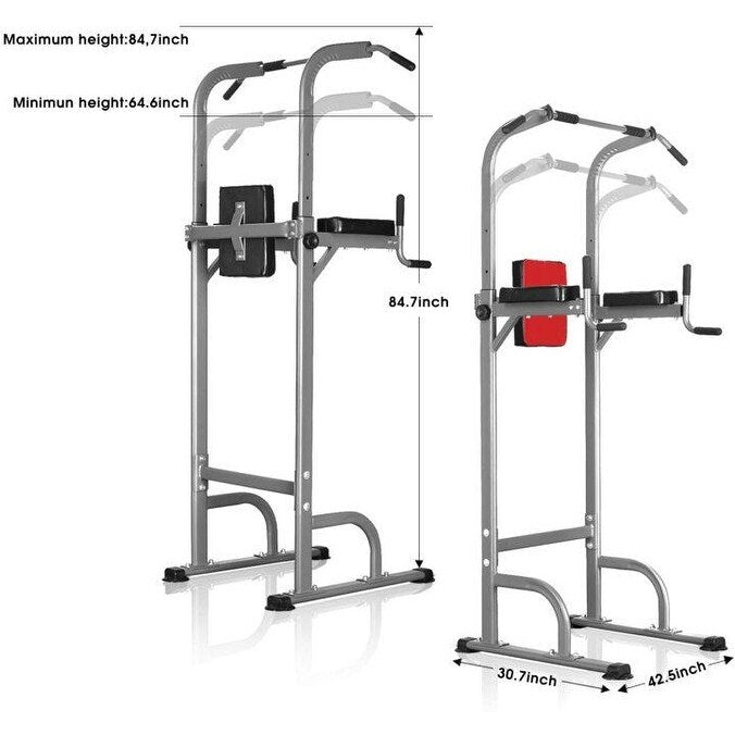 Pro Adjustable Power Tower - Multi-Function Home Gym Station