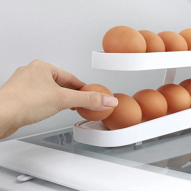 Refrigerator Egg Rolling Organiser for Storage