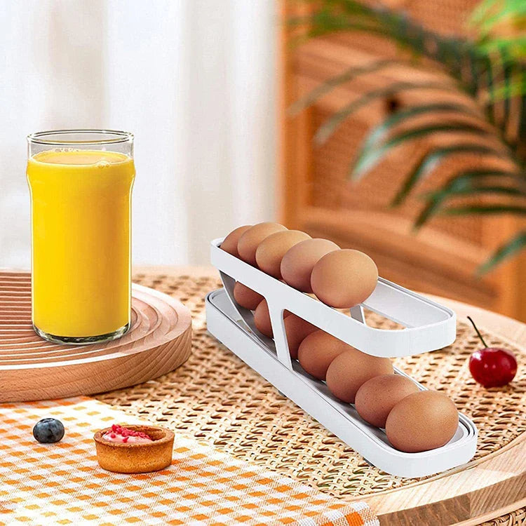 Refrigerator Egg Rolling Organiser for Storage