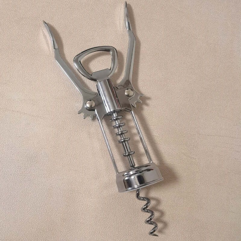 Stainless Steel Wing Corkscrew Bottle Opener