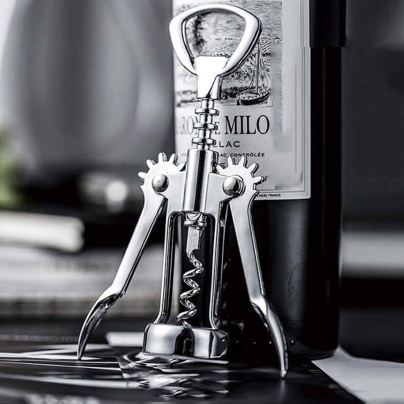 Stainless Steel Wing Corkscrew Bottle Opener