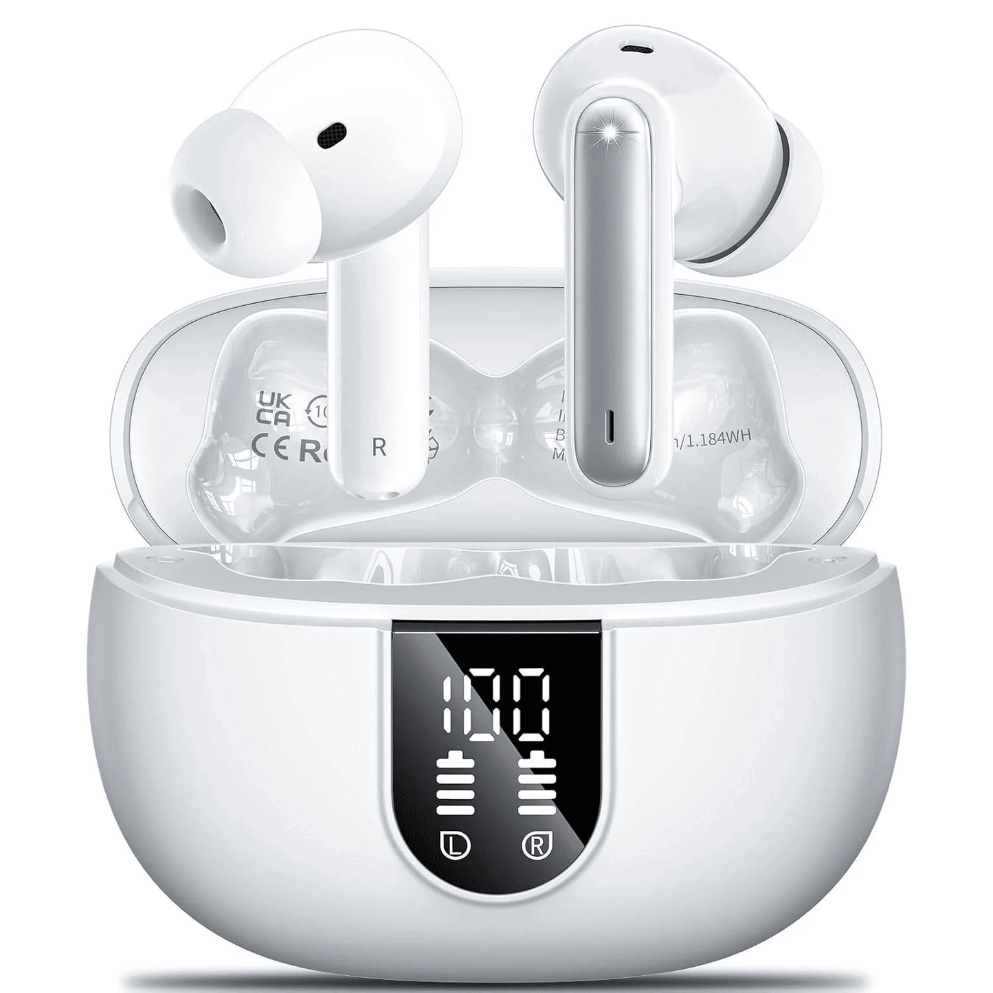 LED Display Bluetooth Earphones