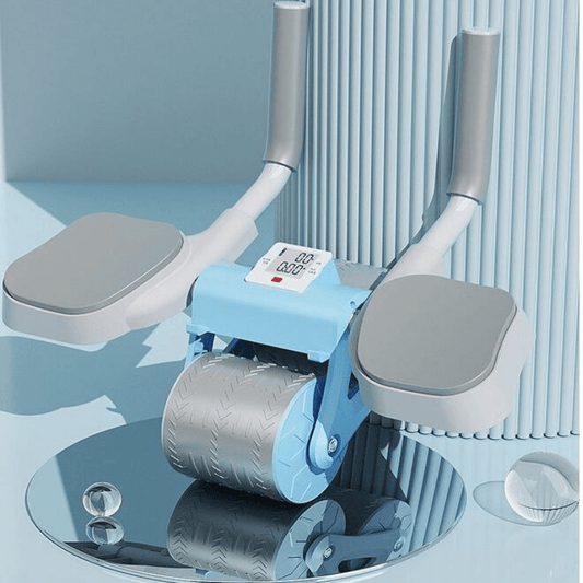 Abdominal Silence Ab Roller Exercise Wheel With Timing