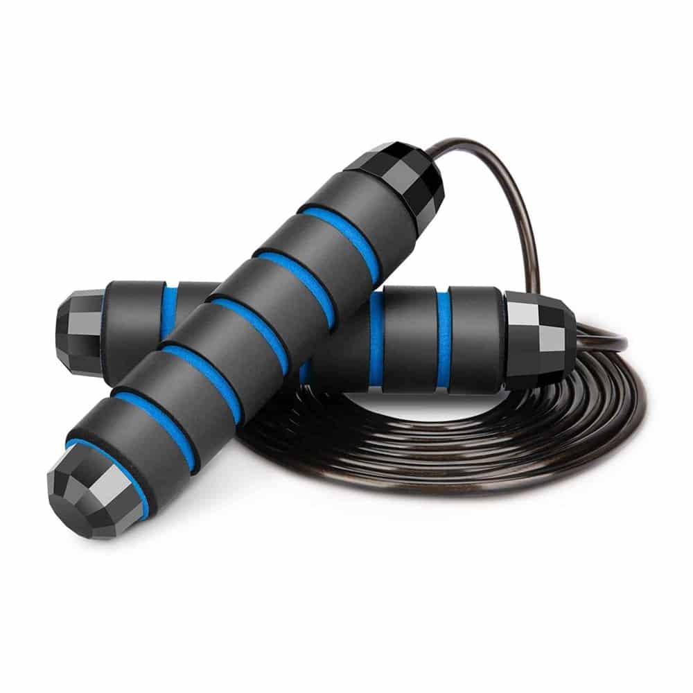 6-in-1 Home Fitness Kit- Ab Roller Skipping Resistance Combo