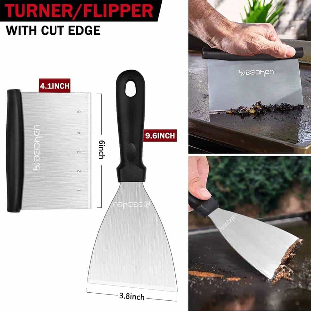 BEICHEN 14 Set Braai/ Camping Flat Grill Tool Accessories Set