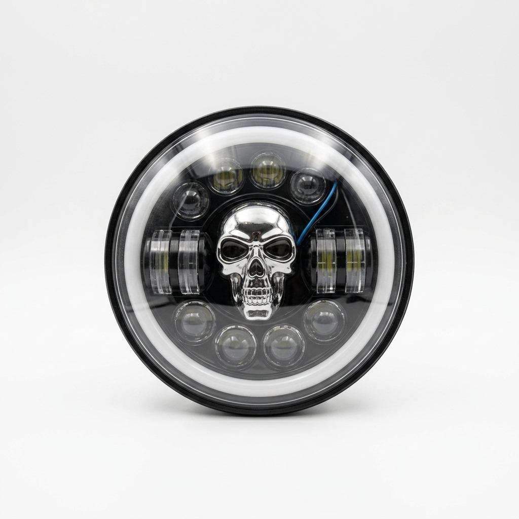 Skeleton LED Light - Bold Skull Design for Unique Décor