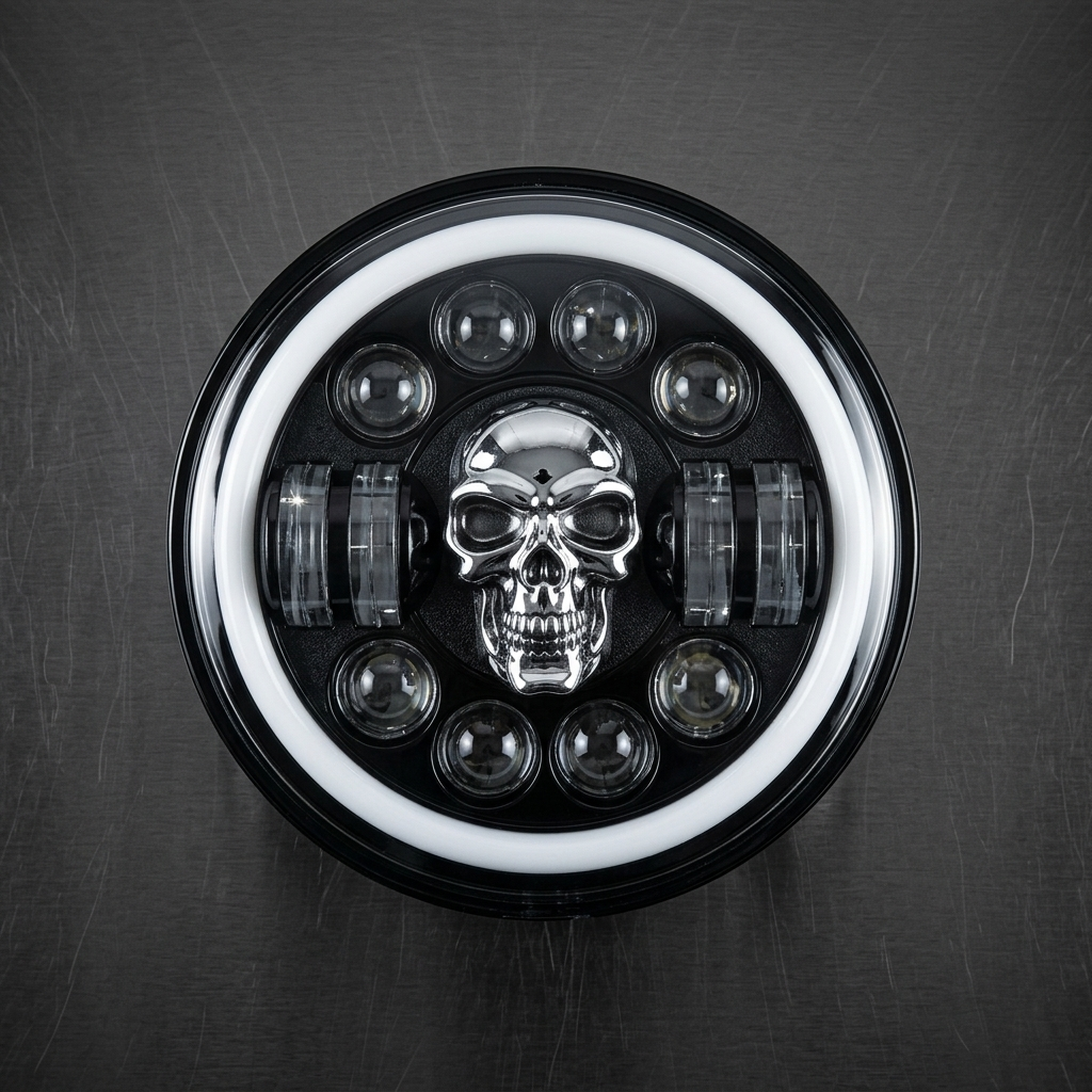 Skeleton LED Light - Bold Skull Design for Unique Décor