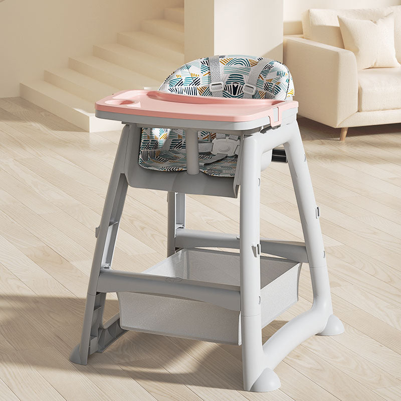 Secure Adjustable High Chair With Safety Harness